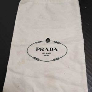 Prada White Dust Bag